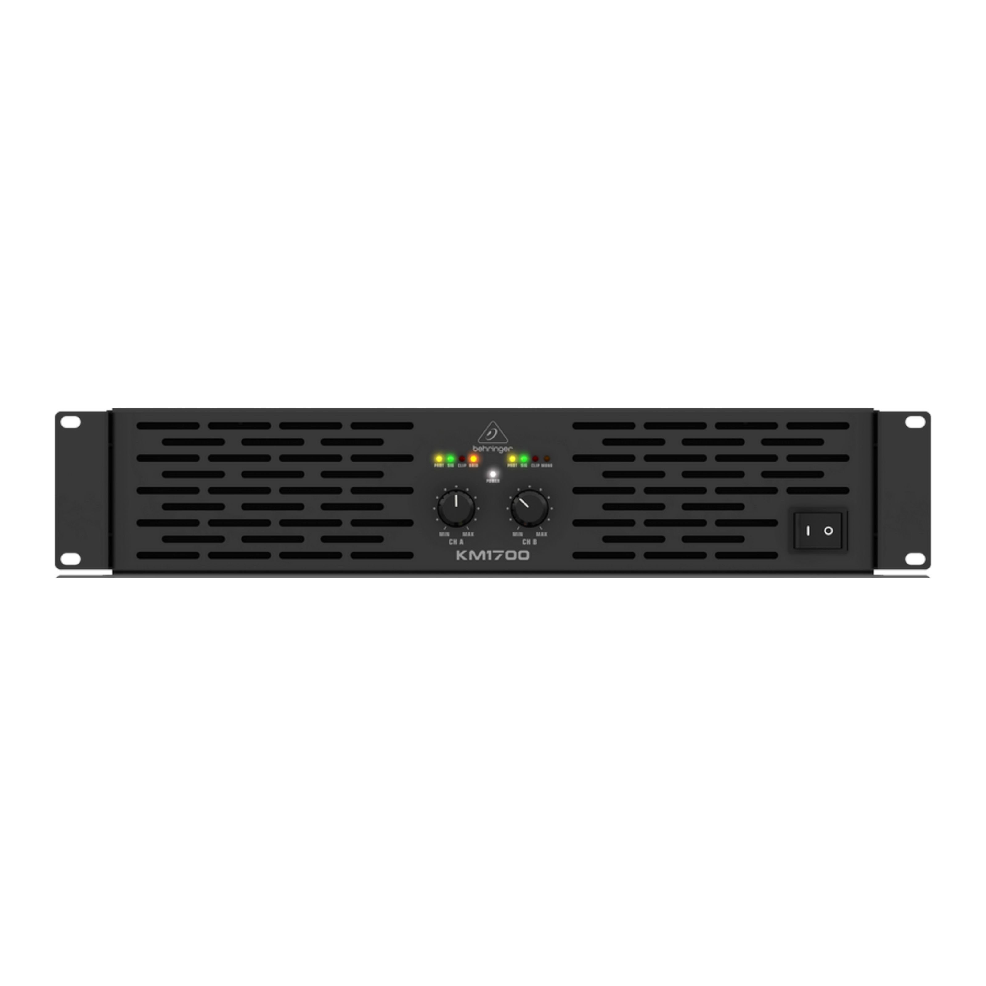 Behringer Endverstärker (KM 1700 1700W Stereo Power Amplifier - 2-Kanal Endstufe)