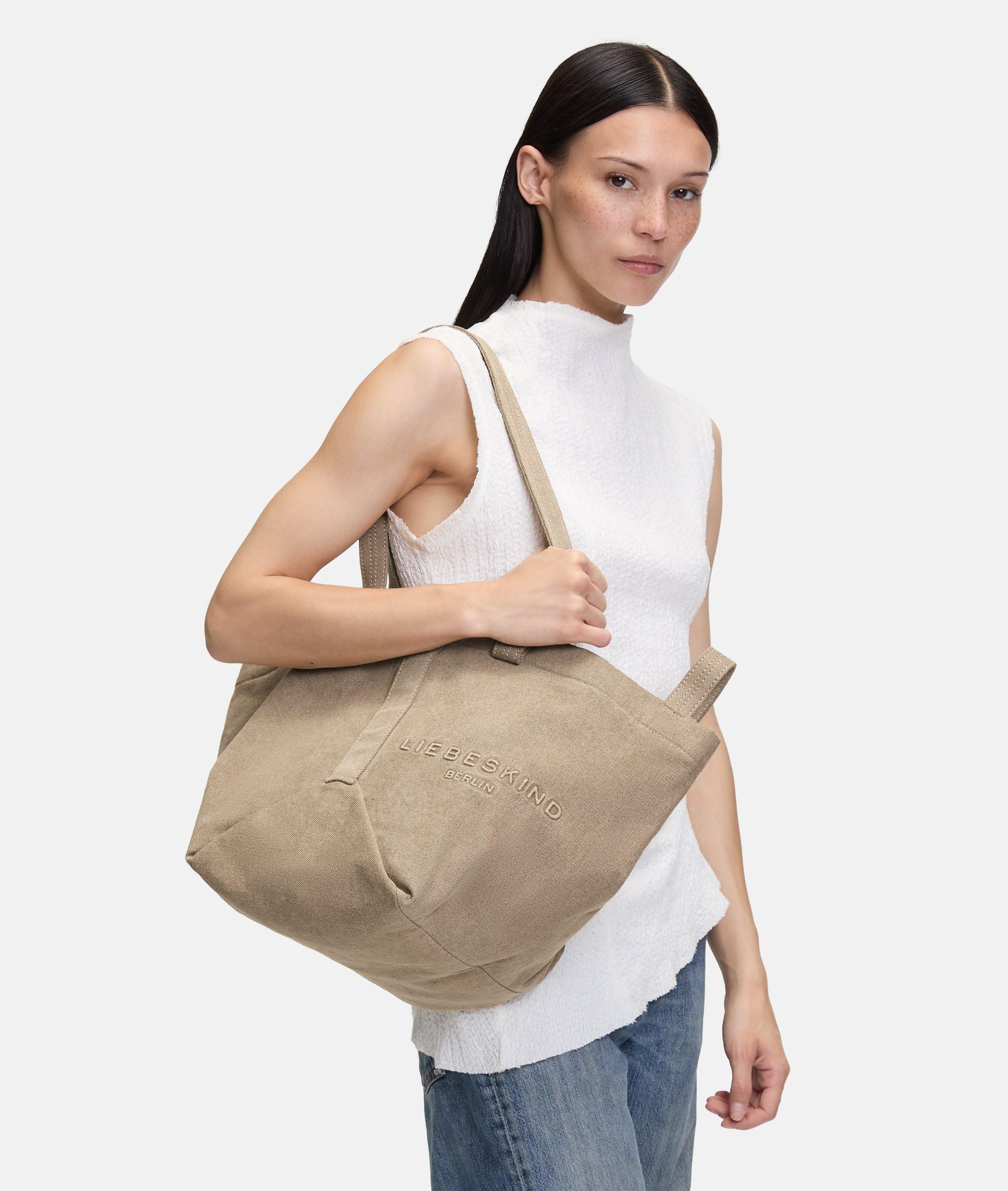 Liebeskind Berlin Shopper Elvira Shopper M, Shopper aus Denim