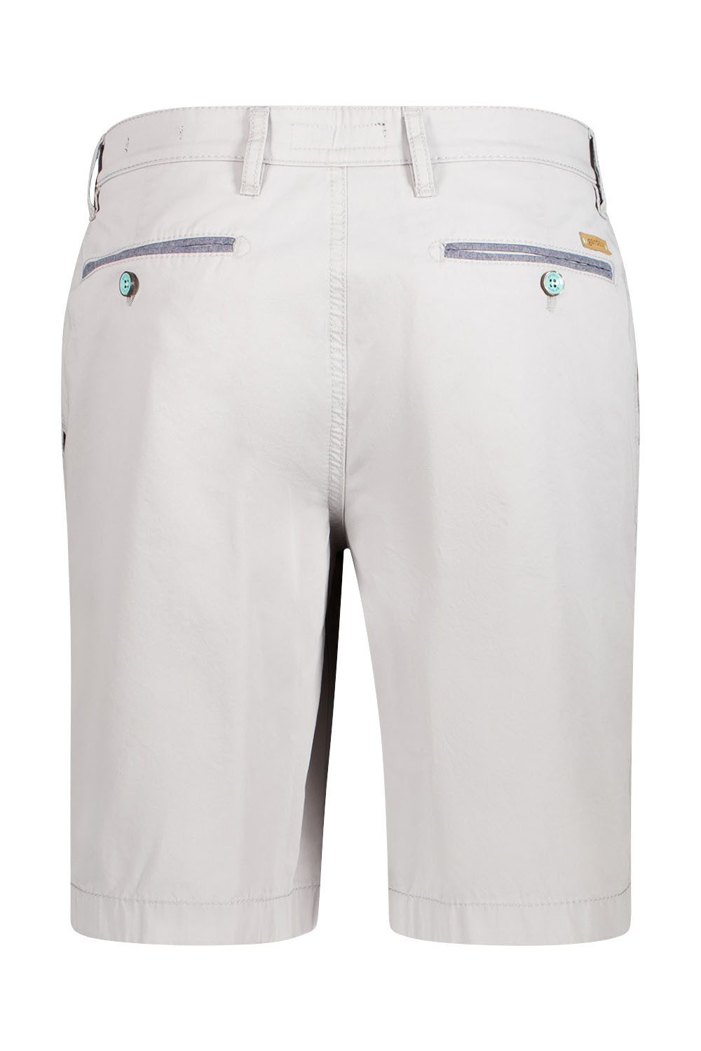 Atelier GARDEUR Straight-Jeans JASPER-8TN-410010-1092, Shorts Modern Fit, grau, hellgrau 100% Baumwolle atmungsaktiv leichter Stoff mit sichtbarem Bundknopf