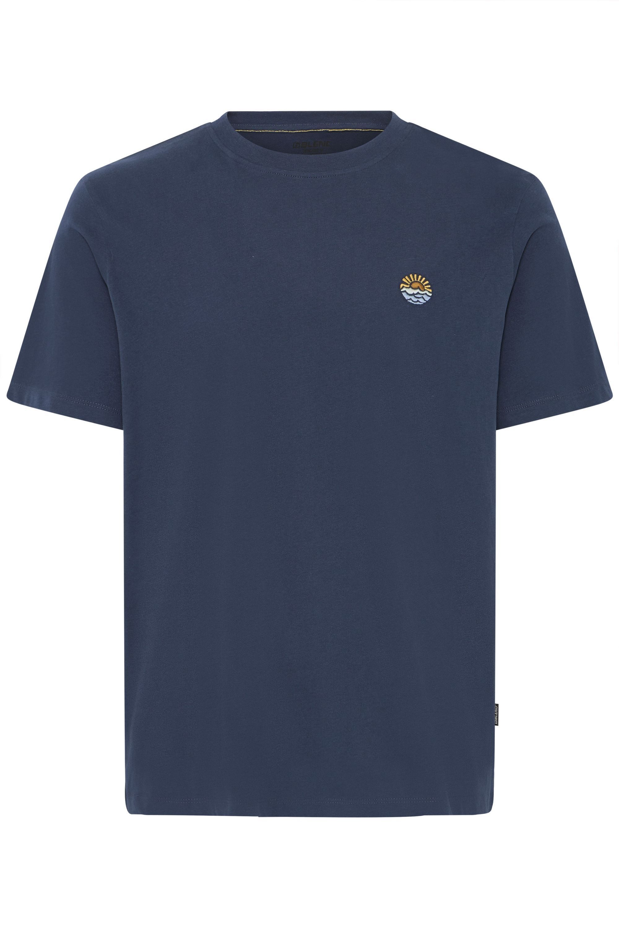 Blend Rundhalsshirt BHEbo Lässiges T-Shirt mit Stickerei günstig online kaufen