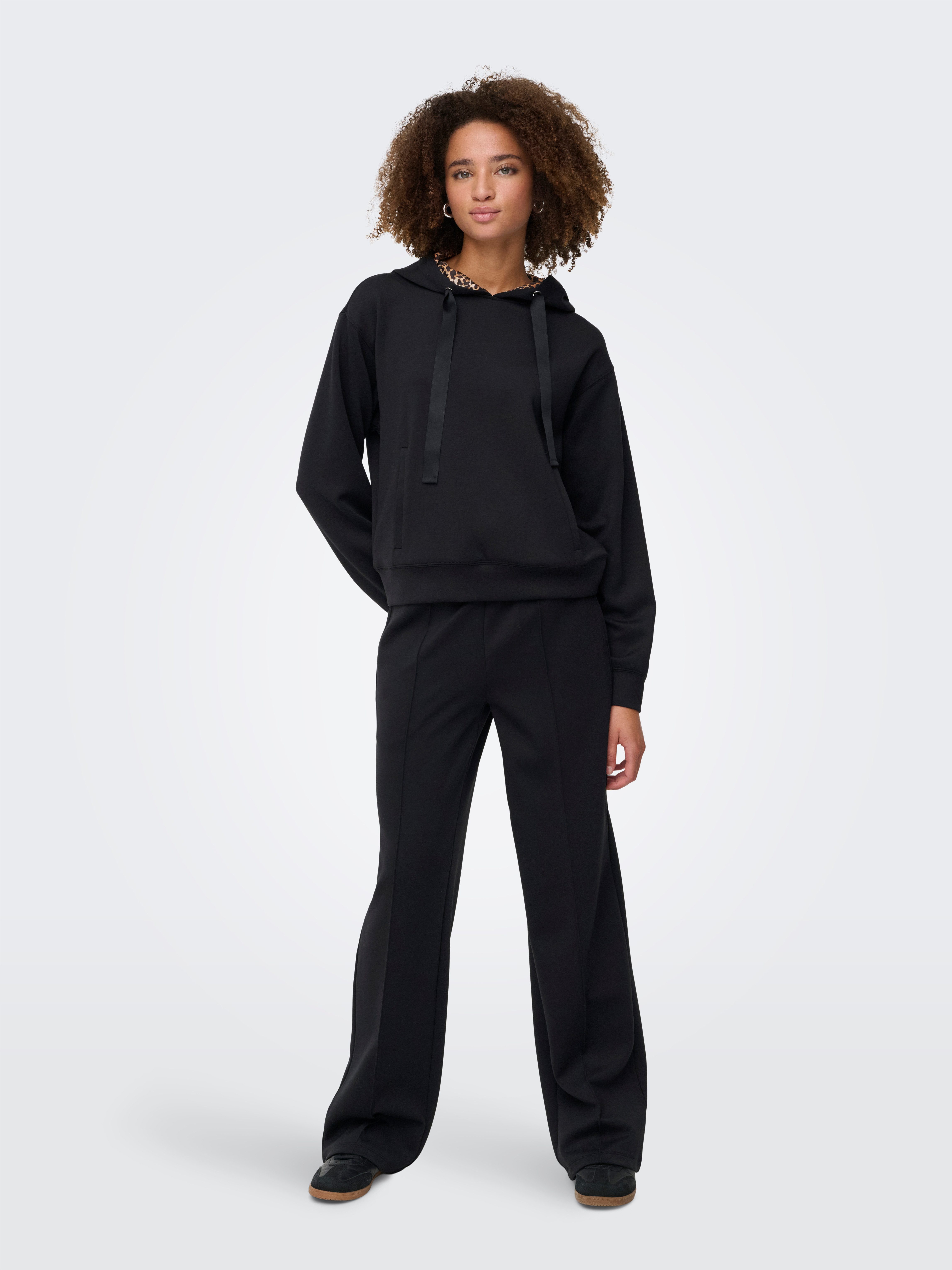 ONLY Schlupfhose ONLALINA LIFE LEO STRING PANT SWT Sommerhose