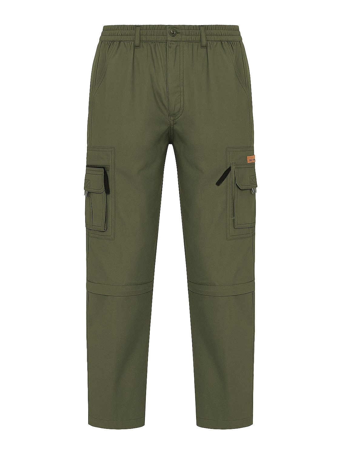 YSROMA Cargohose Zip-Off Beine, elastischer Bund, Reißverschlusstaschen MAI günstig online kaufen