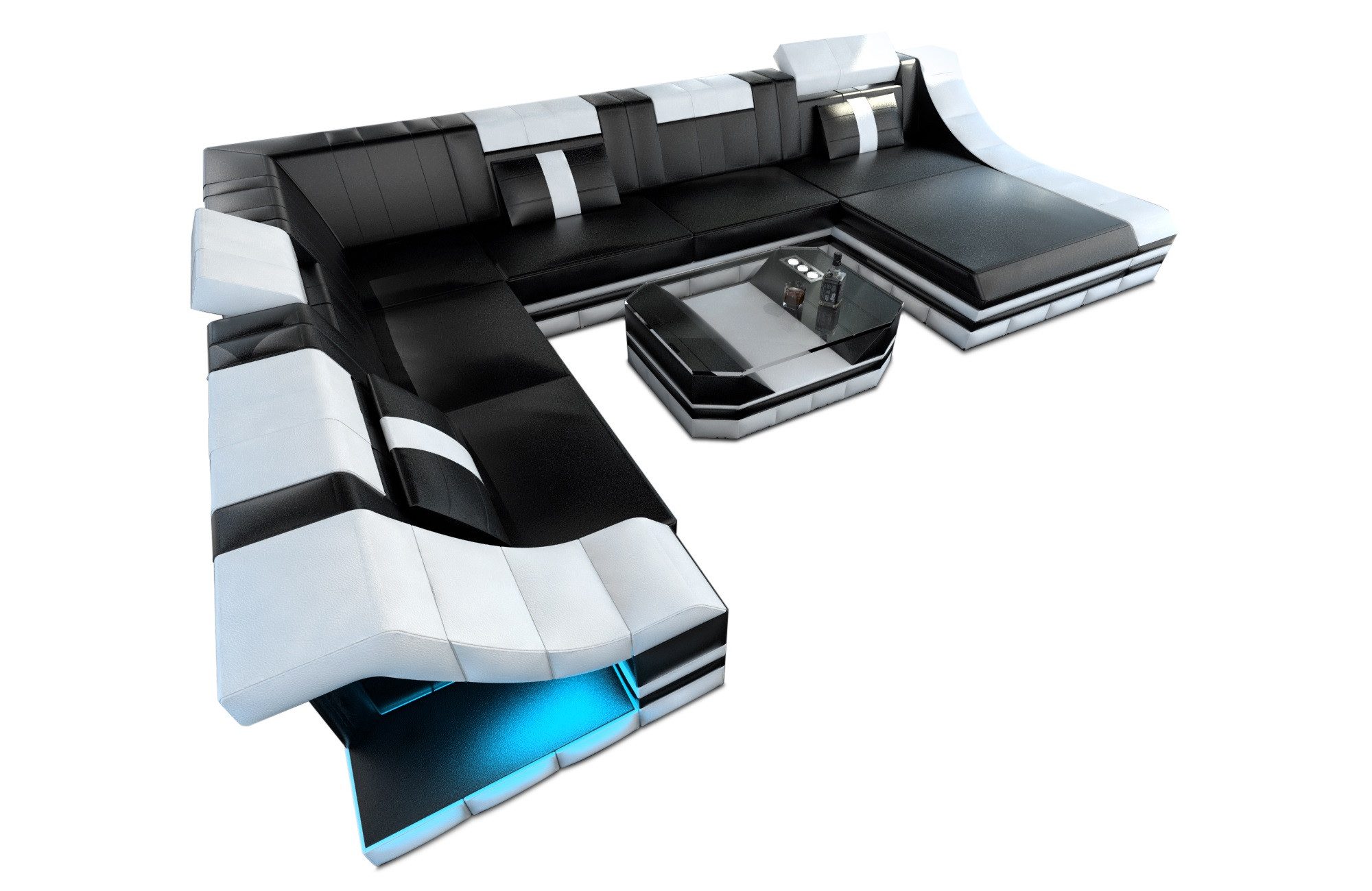 Sofa Dreams Wohnlandschaft Ledercouch Sofa Leder günstig online kaufen