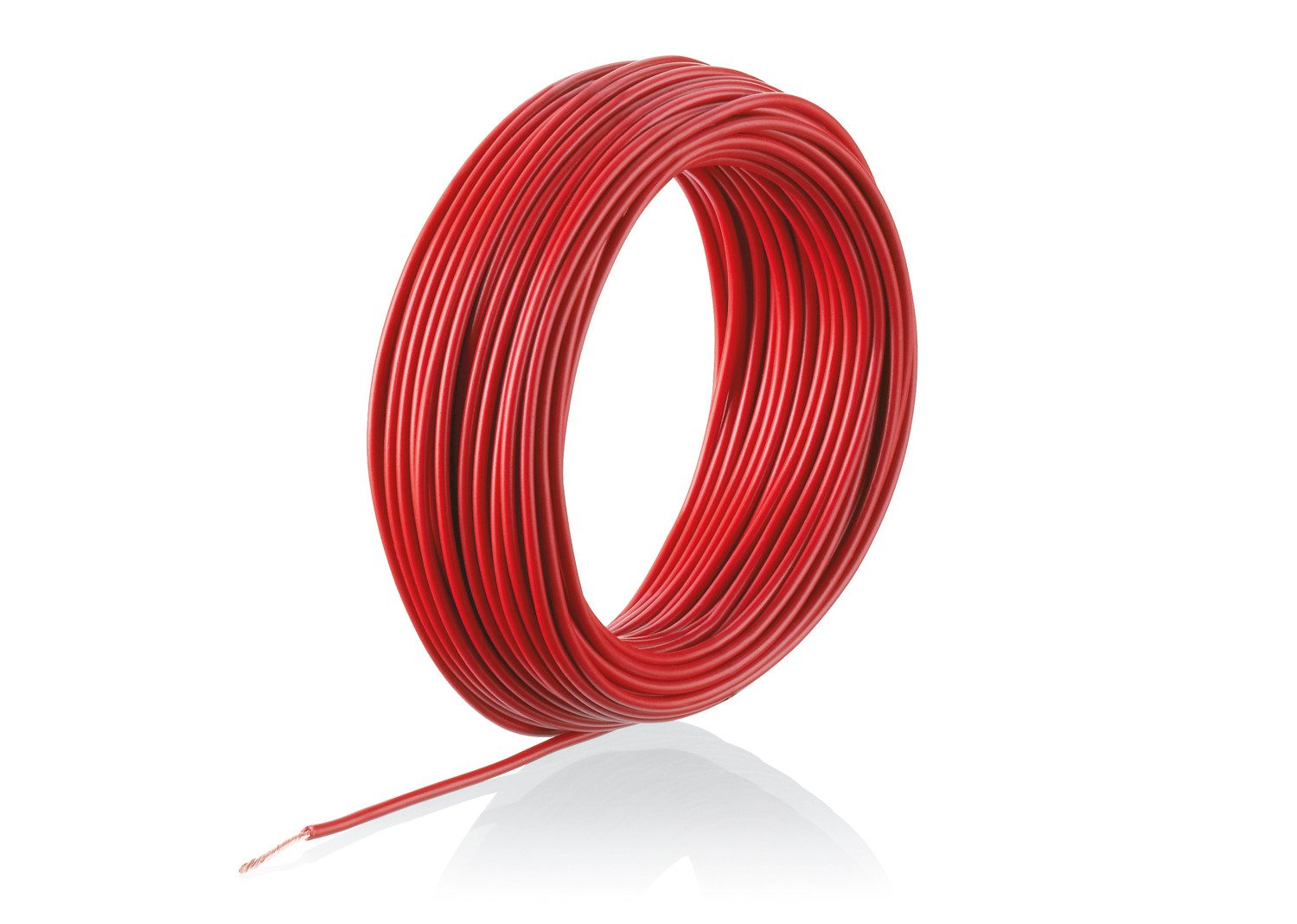Märklin Modelleisenbahn-Stecker Märklin H0 7105 Kabelrolle Litze rot 10 m 0,19 mm² für Modelleise...