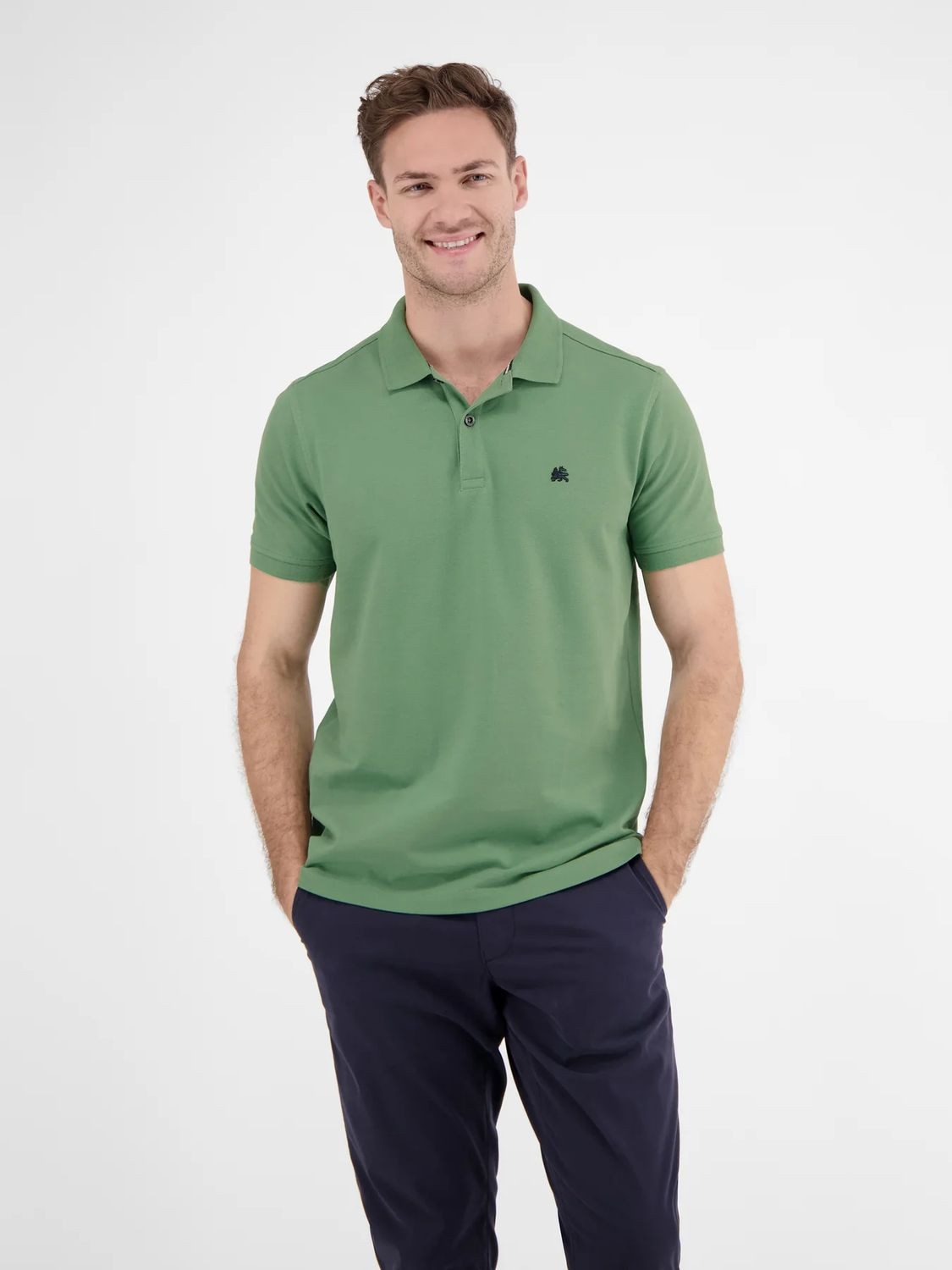 LERROS Poloshirt Basic Klassischer Polostyle in *Cool & Dry* Piquéqualität