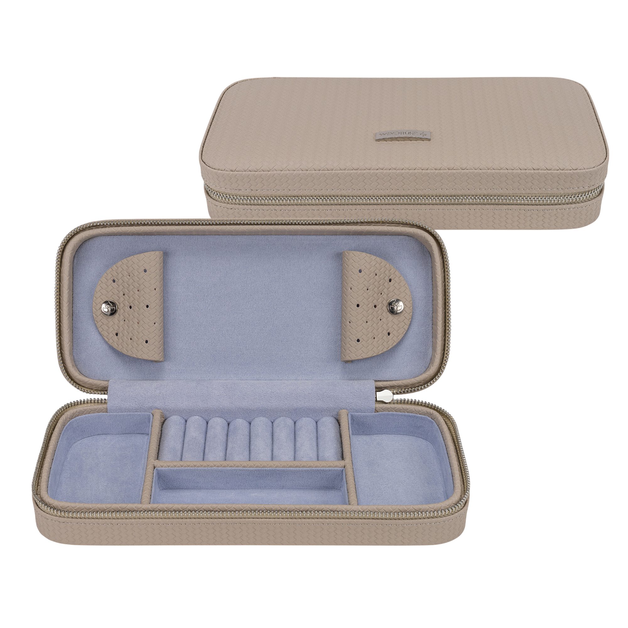 WINDROSE Schmucketui Reißverschluss Charmbox