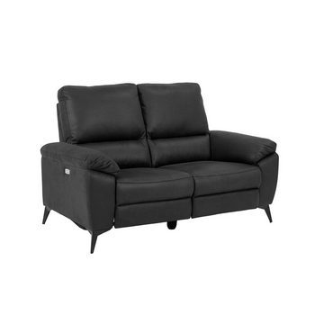 ebuy24 Sofa Rie Sofa 2-Sitzer Recliner elektrisch, grau., 1 Teile