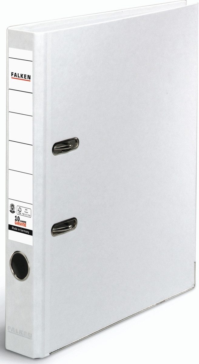 Falken Aktenordner Ordner Recycolor A4 50mm weiß
