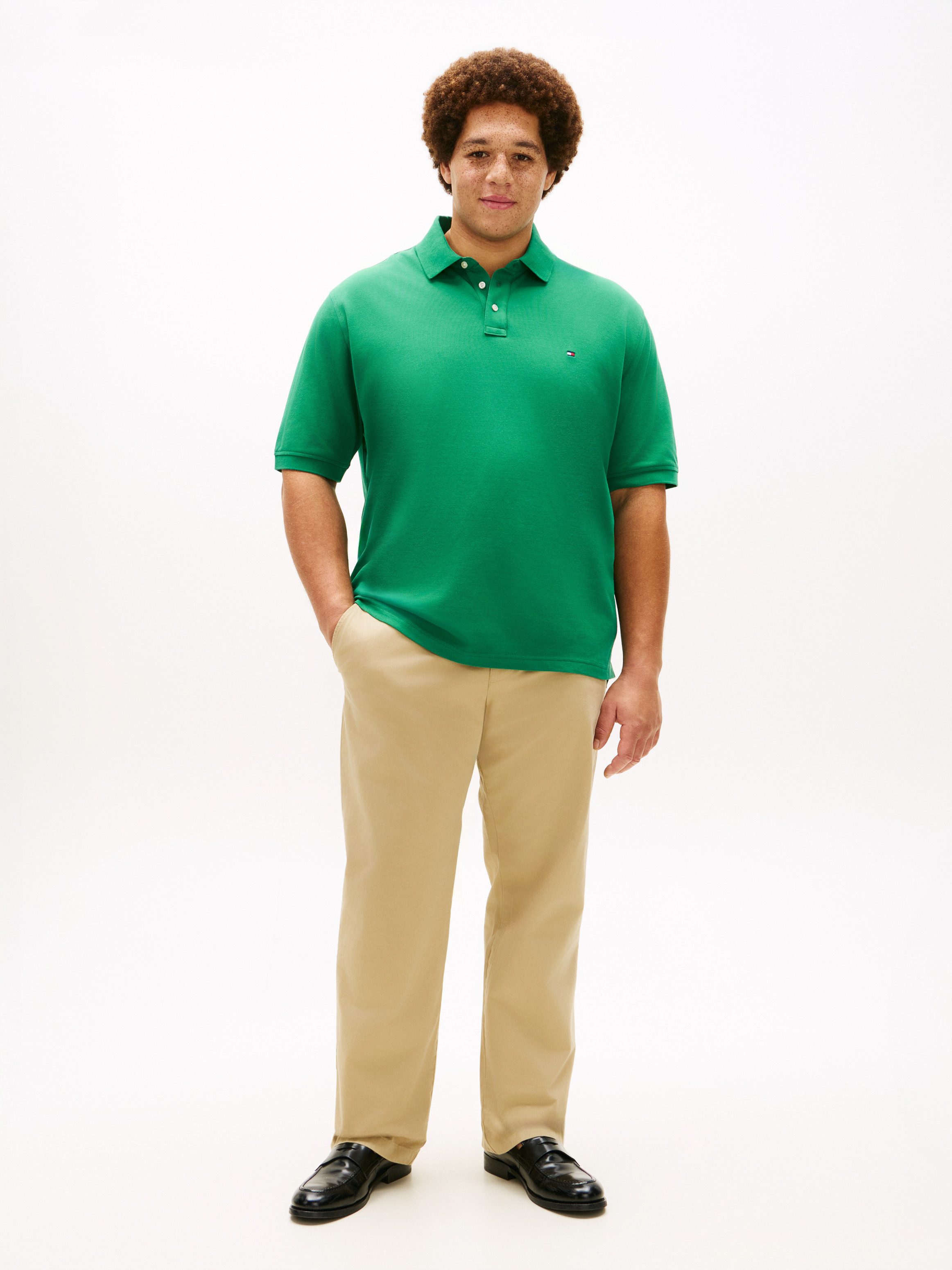Tommy Hilfiger Big & Tall Poloshirt 1985 - REGULAR elastisch, Regular Fit für große Größen