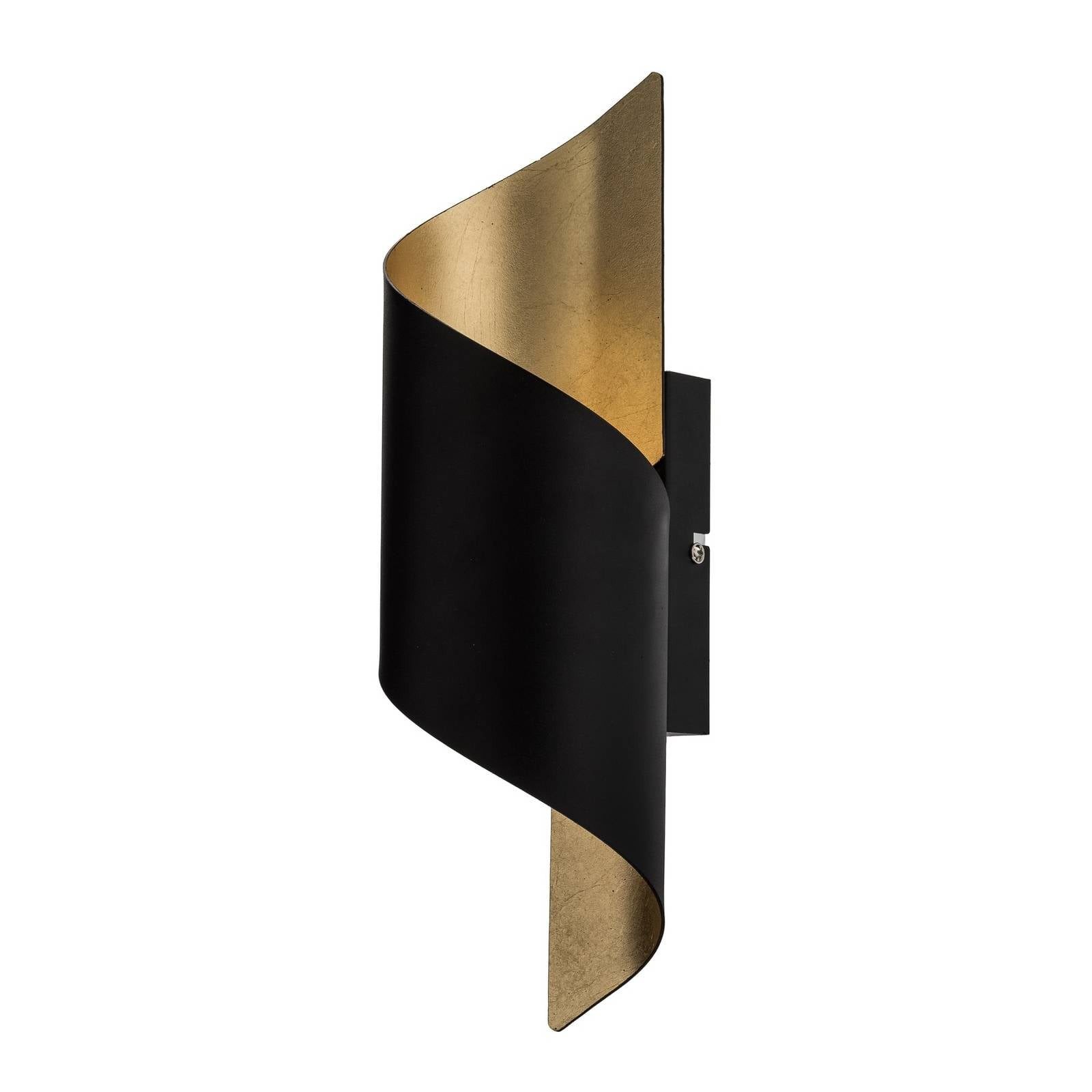 Lindby Wandleuchte Desirio, Metall, Schwarz IP20, 1 x 40 W