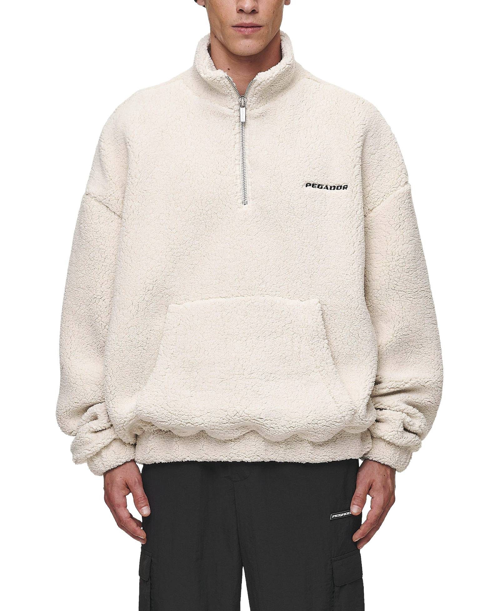 PEGADOR Sweater Sweatpulli Pegador Puka Teddy Half Zip günstig online kaufen