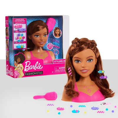 JustPlay Frisierkopf Barbie Small Styling Head - Brown Hair