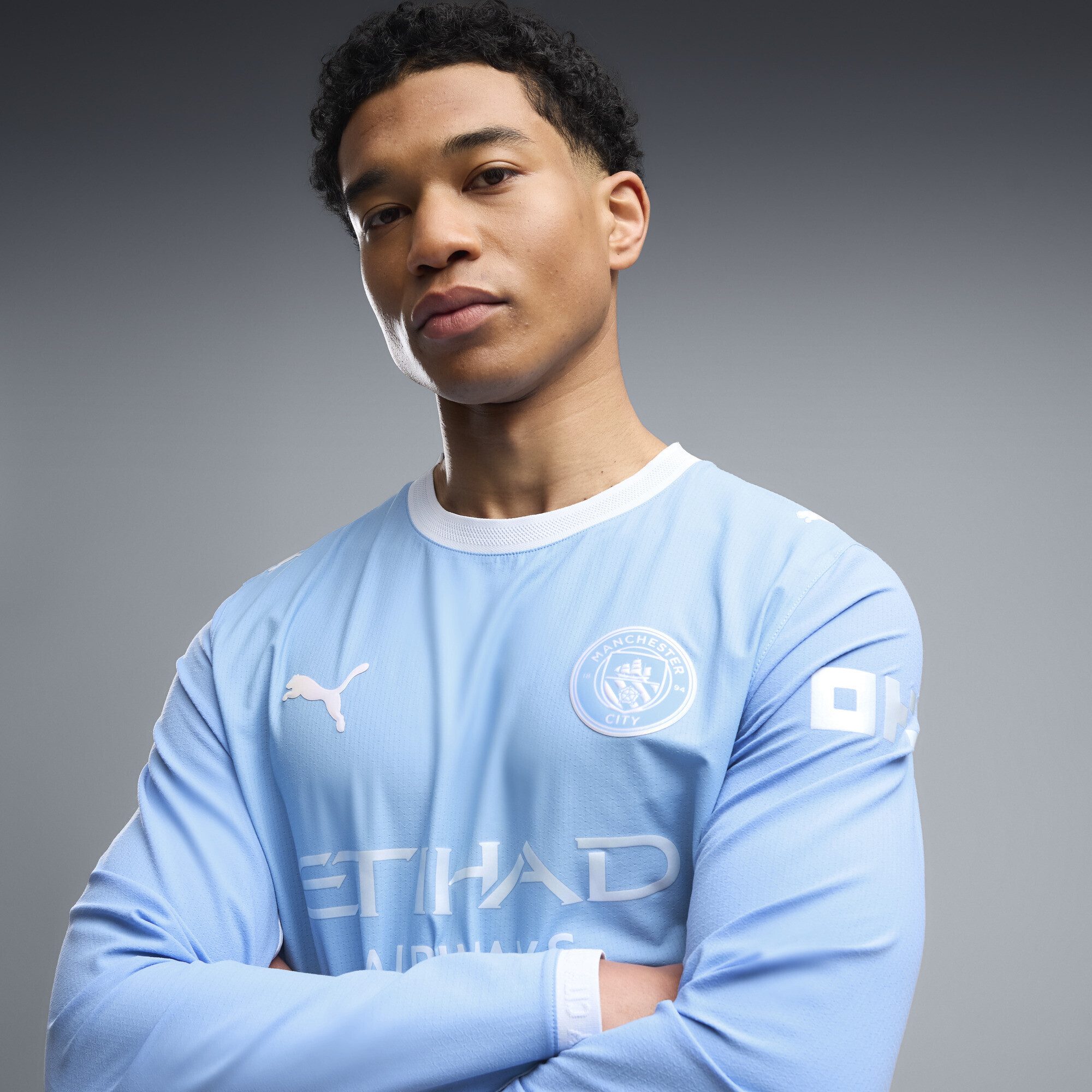 PUMA Trainingsshirt Manchester City 26/27 Authentic Langarm-Heimtrikot Herren