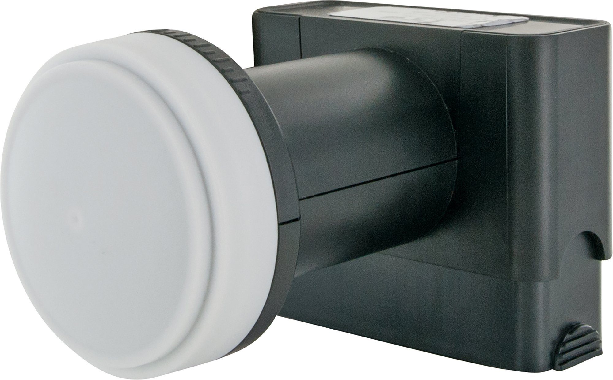 Schwaiger 714296 Universal-Quad-LNB (für 4 Teilnehmer, herausziehbare Wetterschutzabdeckung, hellgrau)