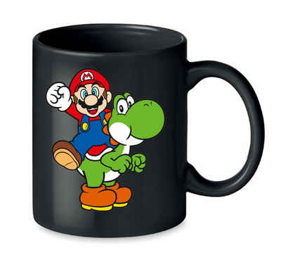 Blondie & Brownie Tasse Yoshi & Mario Nerd Spiele Konsole Super Nintendo Luigi, Keramik
