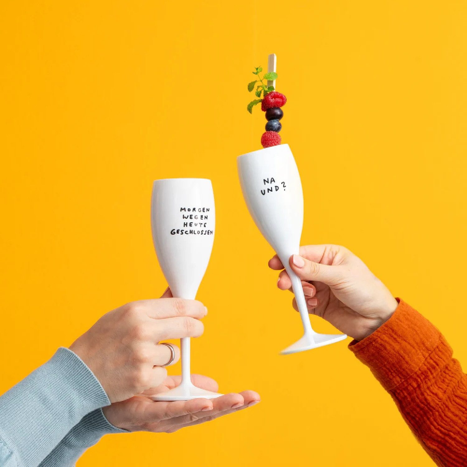 KOZIOL Sektglas Cheers No.1 morgen wegen heute geschlossen 100 ml, Superglas