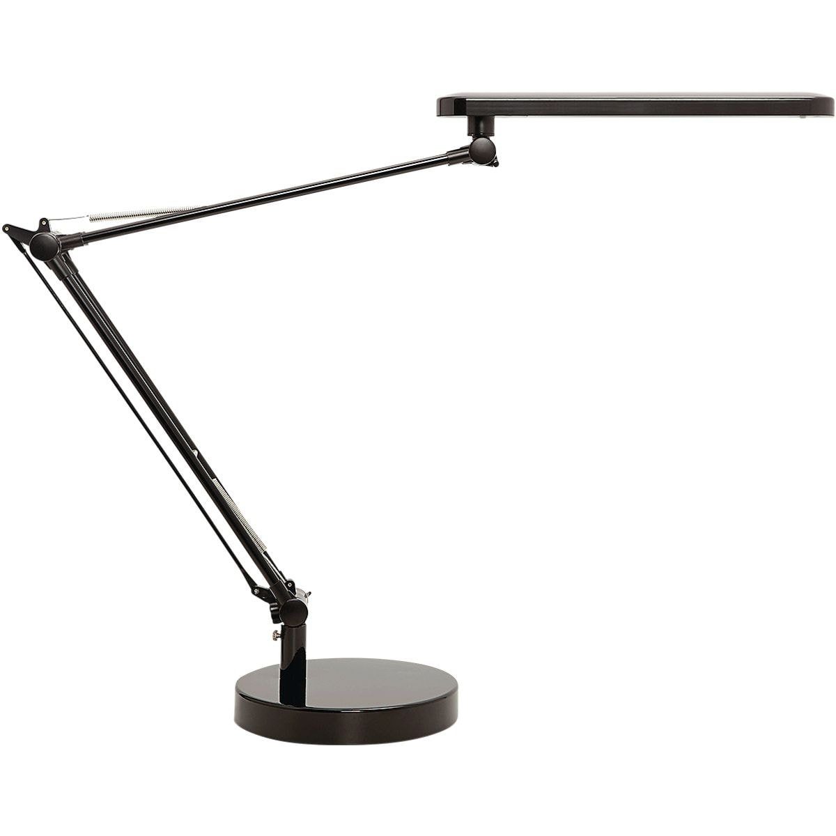 unilux LED Tischleuchte MAMBO LED, LED fest integriert, warmweiß bis neutralweiß, mit Standfuß und Klemme schwarz | 