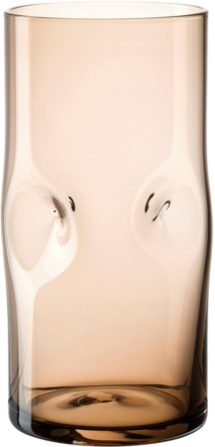 LEONARDO Longdrinkglas VESUVIO, 4-tlg., Glas, 330 ml, 4-teilig