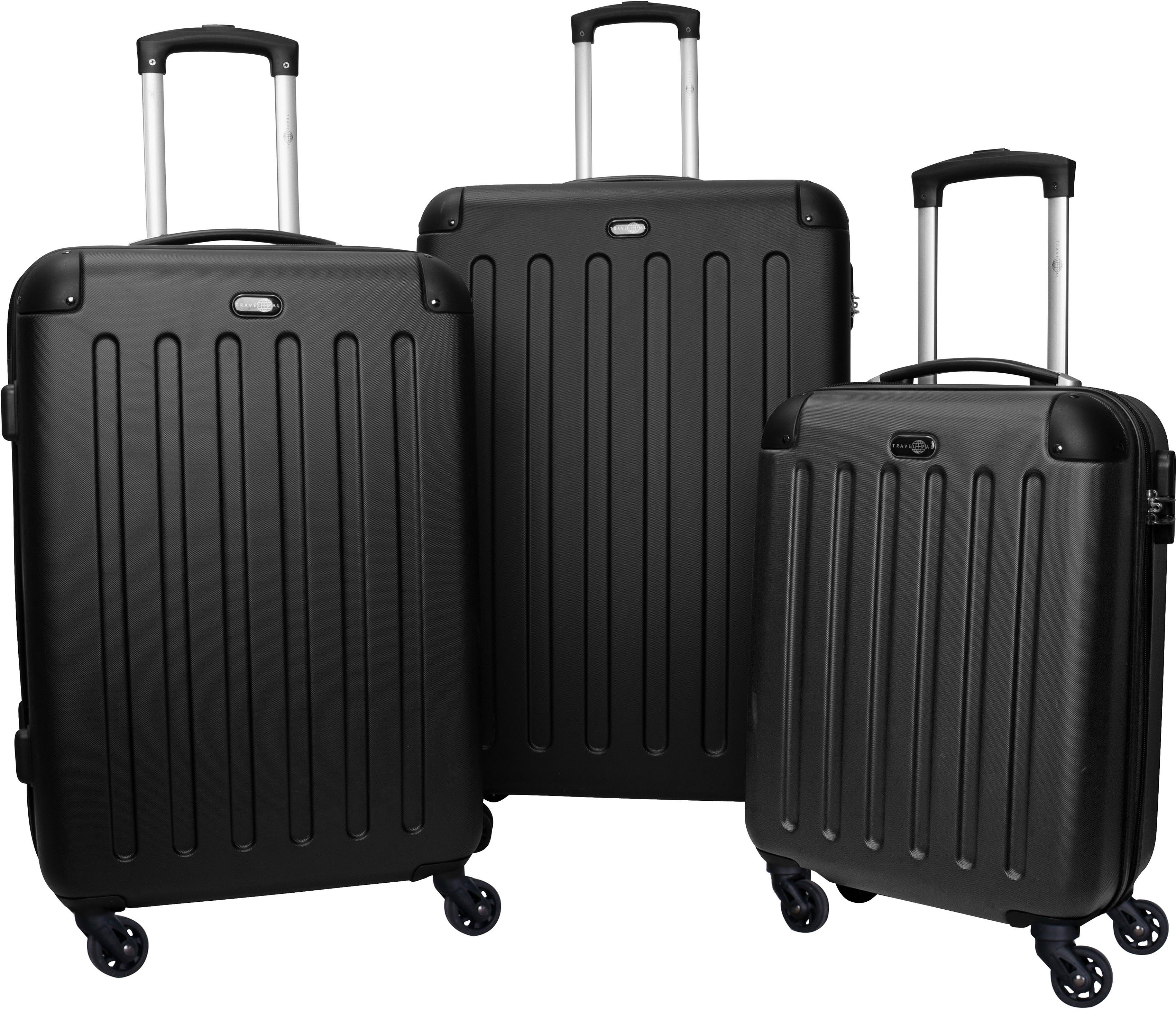 Travel Pal Чемоданы на колесах et Austin, 4 Rollen, (3 tlg), Kofferset Reisegepäck Hartschalen-Trolley-Set mit Zahlenschloss