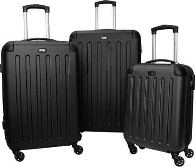 Travel Pal Валізи на колесахet Austin, 4 Rollen, (3 tlg), Kofferset Reisegepäck Hartschalen-Trolley-Set mit Zahlenschloss