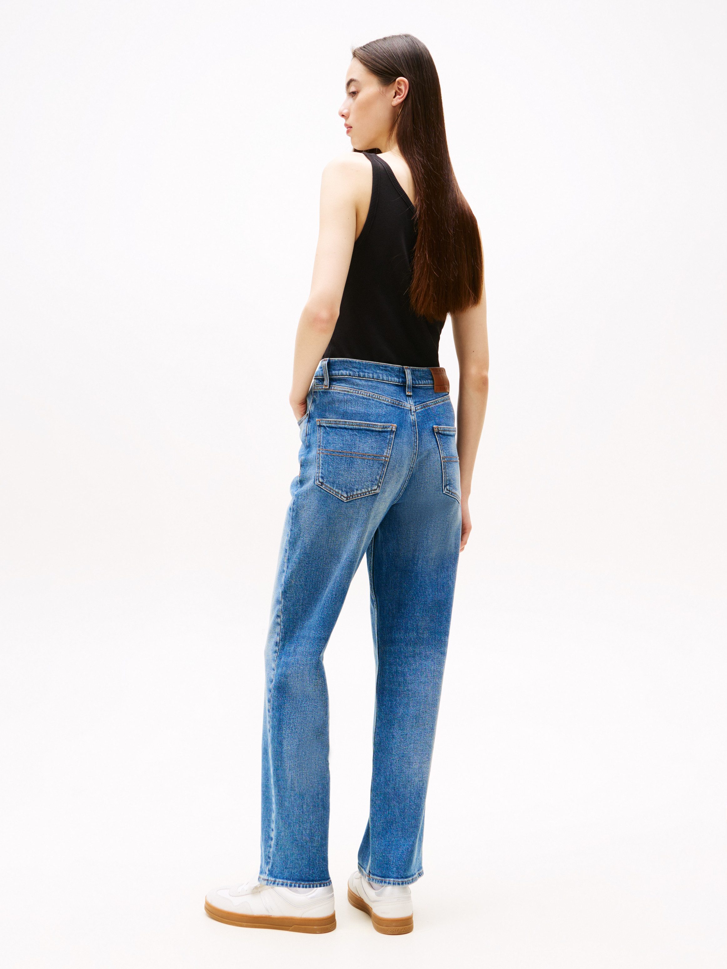 Tommy Jeans Straight-Jeans LAYLA HR SLIM STR in Knöchellänge