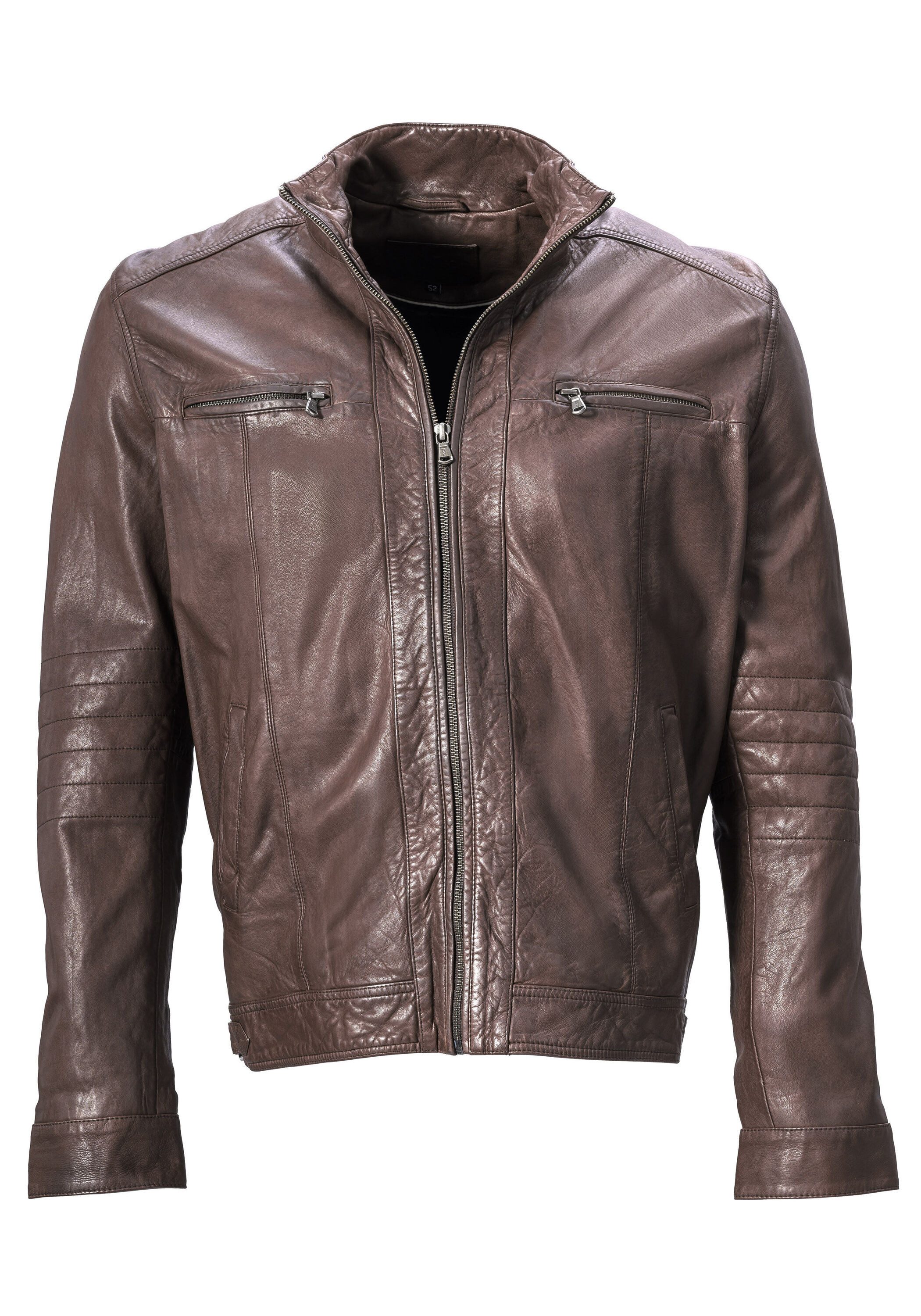 18N62 Lederjacke NEGASCON (1-St) aus weichem Leder