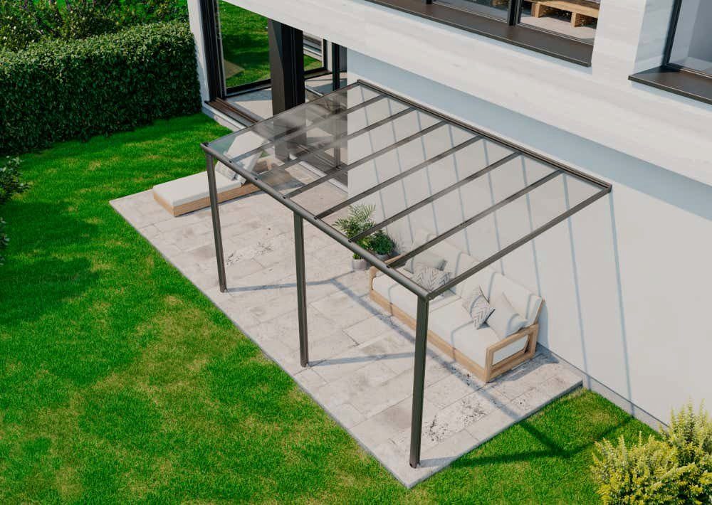 Terrando Terrassendach Terrassenüberdachung Compact, BxT: 424x250 cm