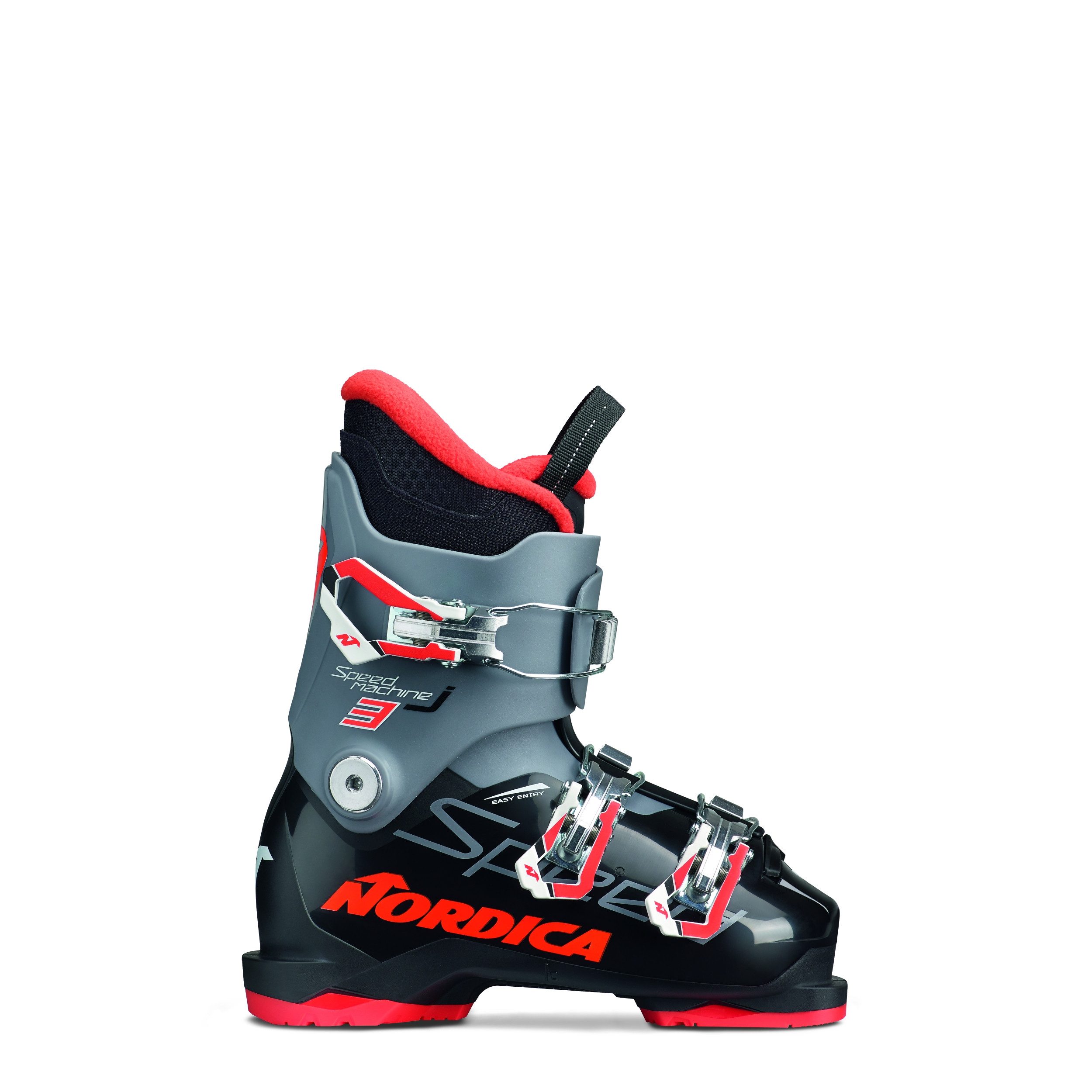 SPEEDMACHINE J 3 NERO/ANTRACITE/ROSSO Skischuh