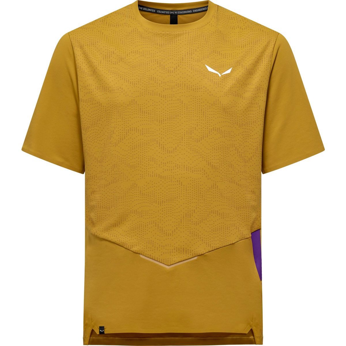 Salewa Kurzarmshirt Pedroc Tech Dry'ton T-shirt M Athletisches Herren-T-Shirt mit exzellentem Feuchtigkeitsmanagement