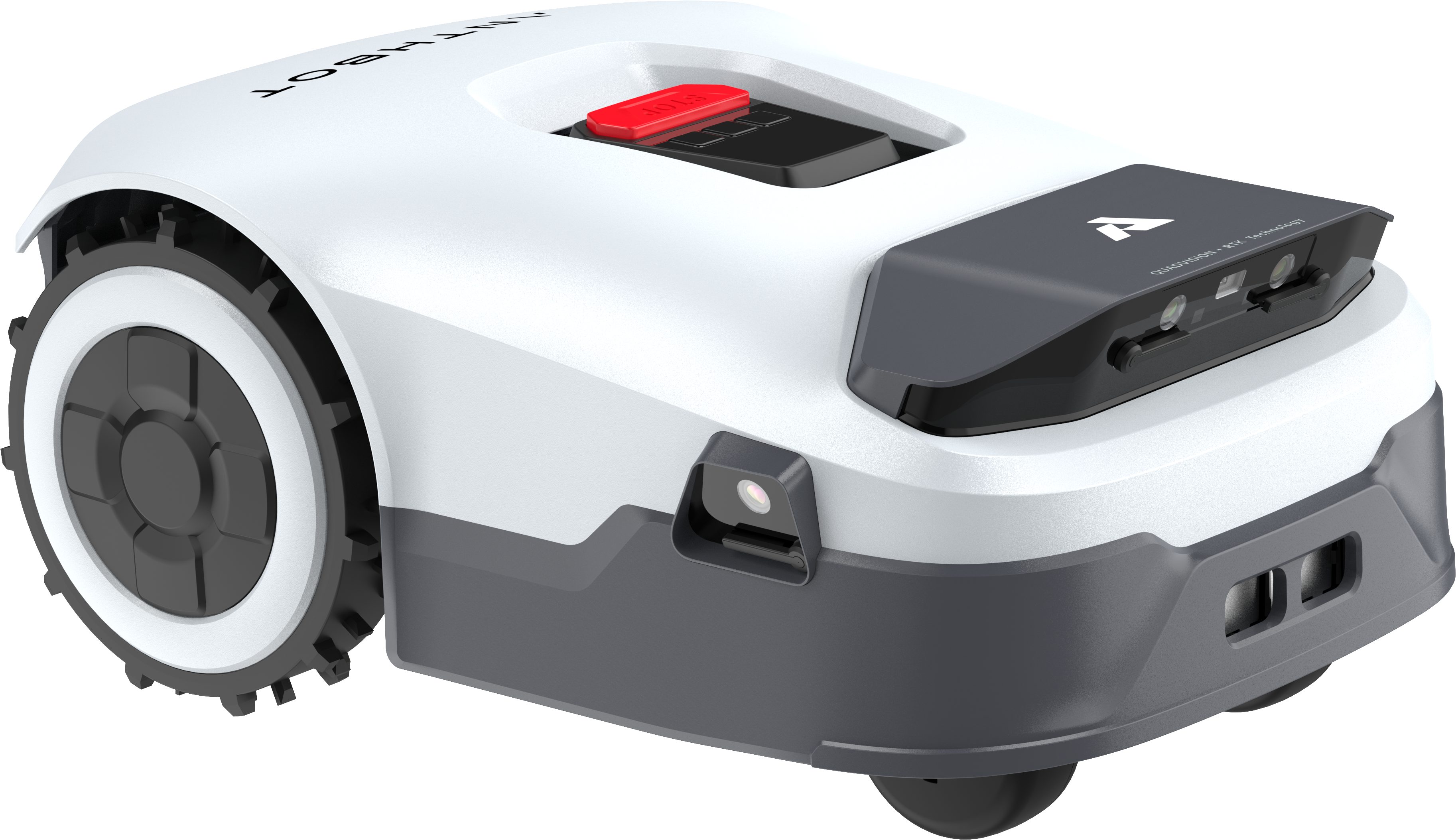 ANTHBOT Rasenmähroboter 90ANT-LMGenie1000, bis 1000 m² Rasenfläche, (KI‑Hindernisvermeidung, Multi‑Zonen-Verwaltung), Kabellose Installation, Full‑Band‑RTK mit 4 KI‑Kameras