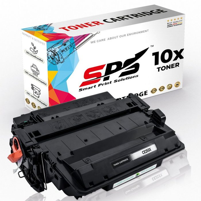 SPS Tonerkartusche Kompatibel für HP Laserjet Enterprise P3015D 55X (10er Pack)
