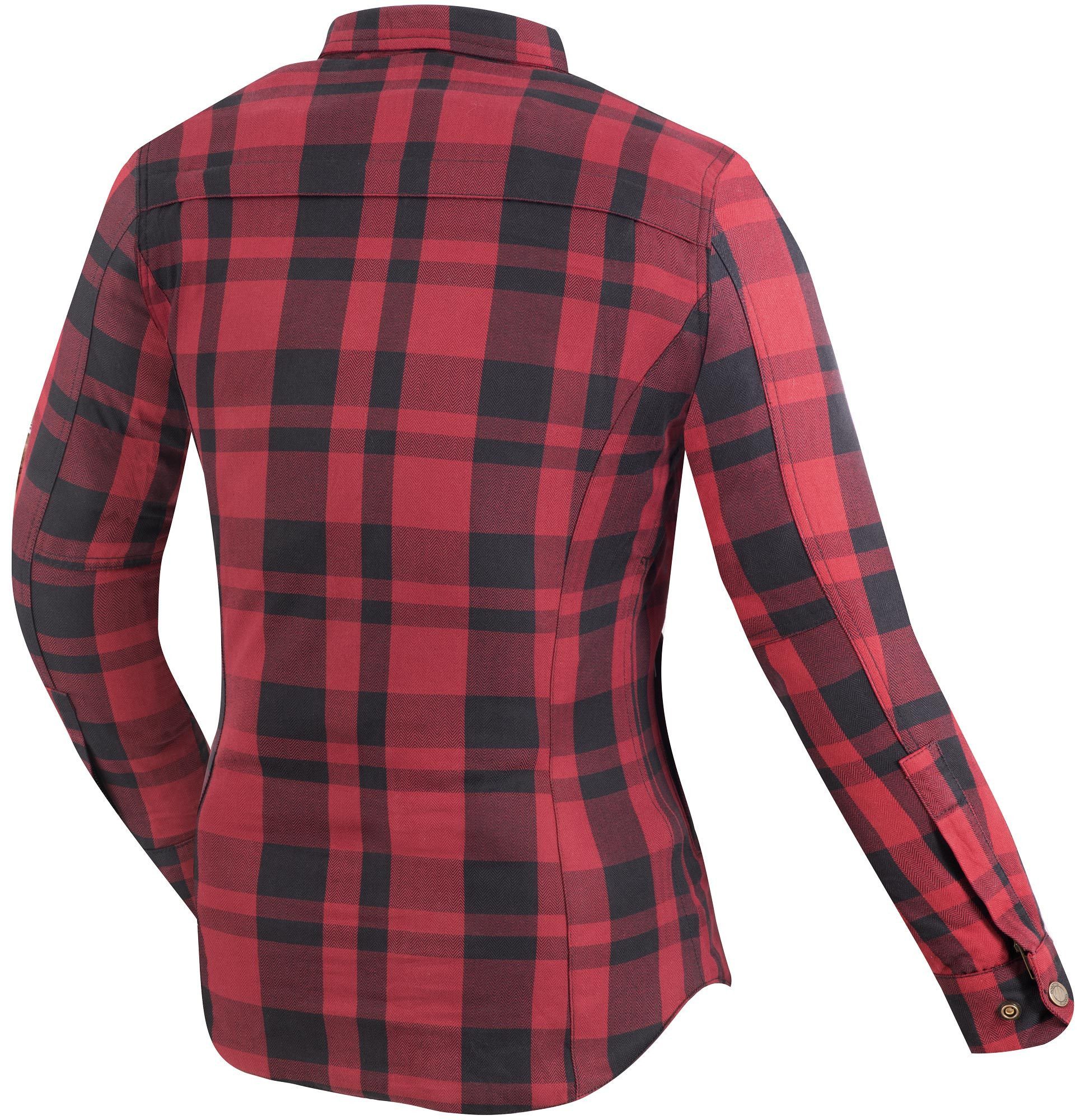 Bogotto Motorradjacke Forgewood Damen Motorrad Hemd protektoren weitenverstellbar