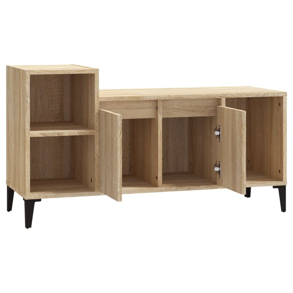 Sonoma-Eiche Sonoma (1-St) vidaXL TV-Schrank cm TV-Schrank Eiche Holzwerkstoff 100x35x55