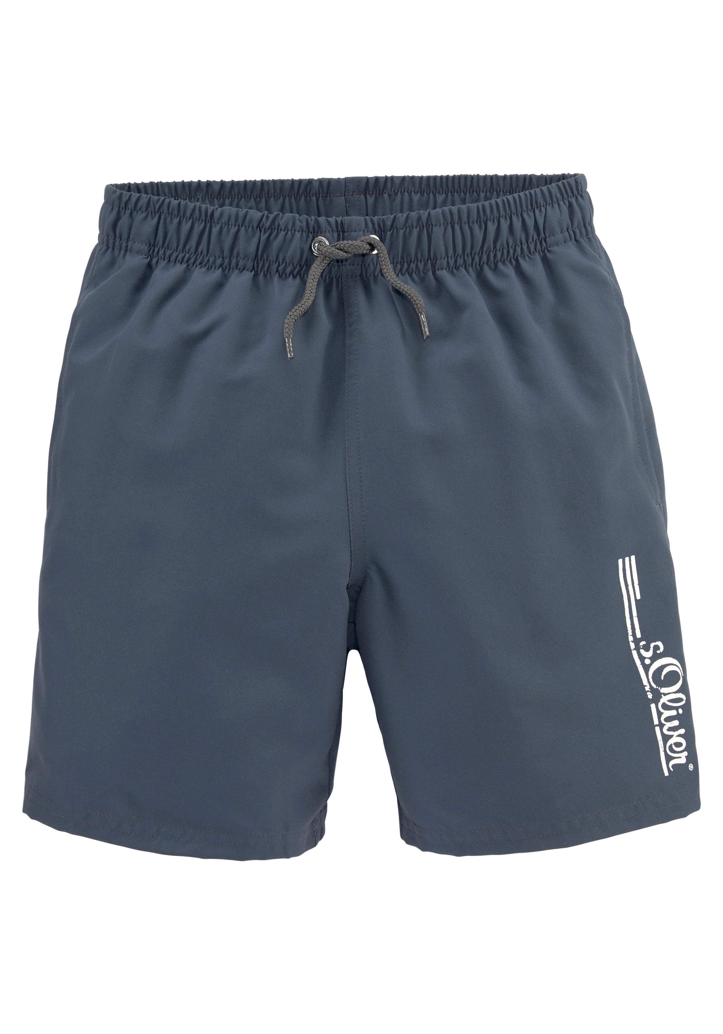 s.Oliver Badeshorts Philip Kids im schlichten Design