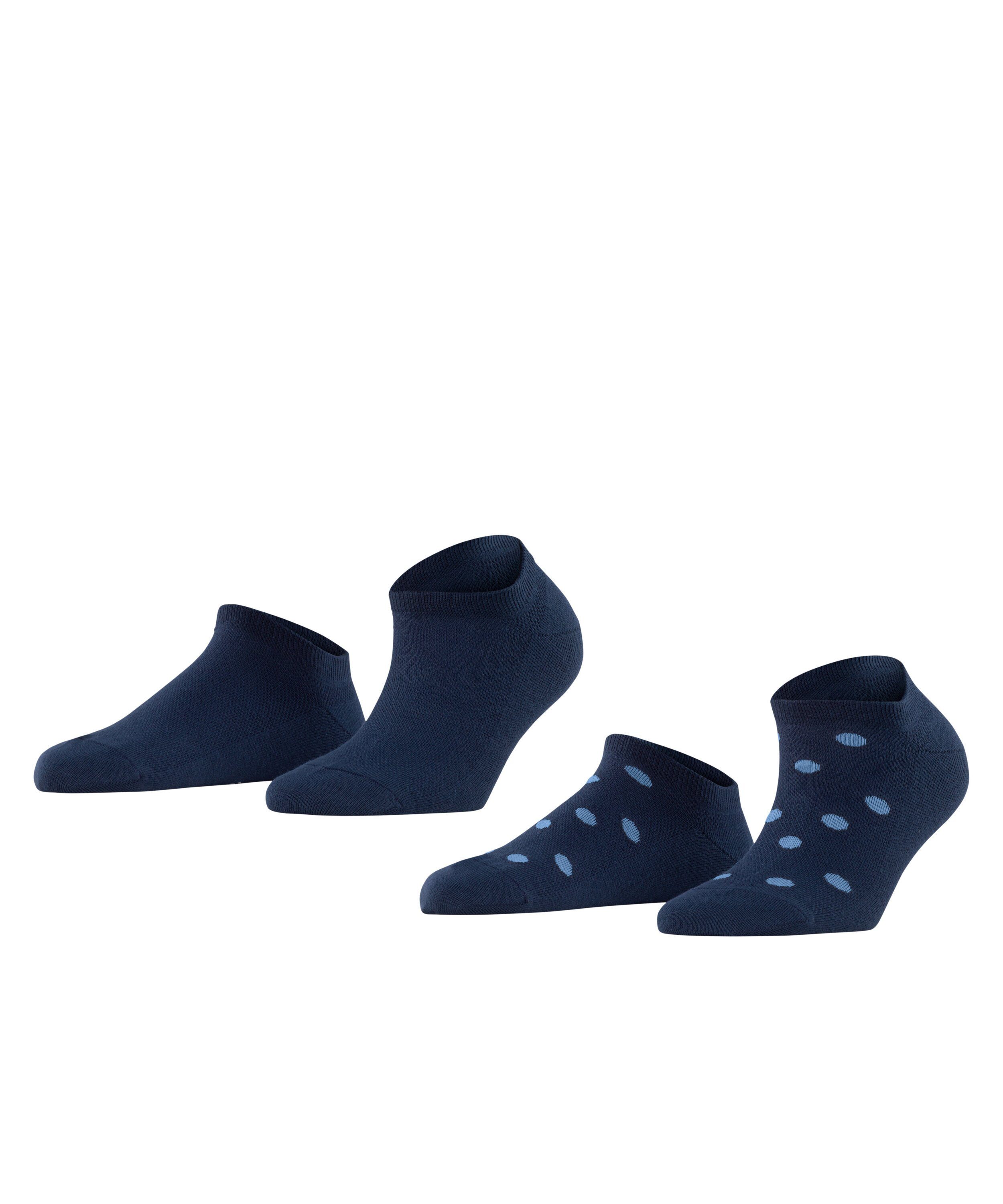 Esprit Sneakersocken Mesh Dot (2-Paar) mit feinem Netzmuster