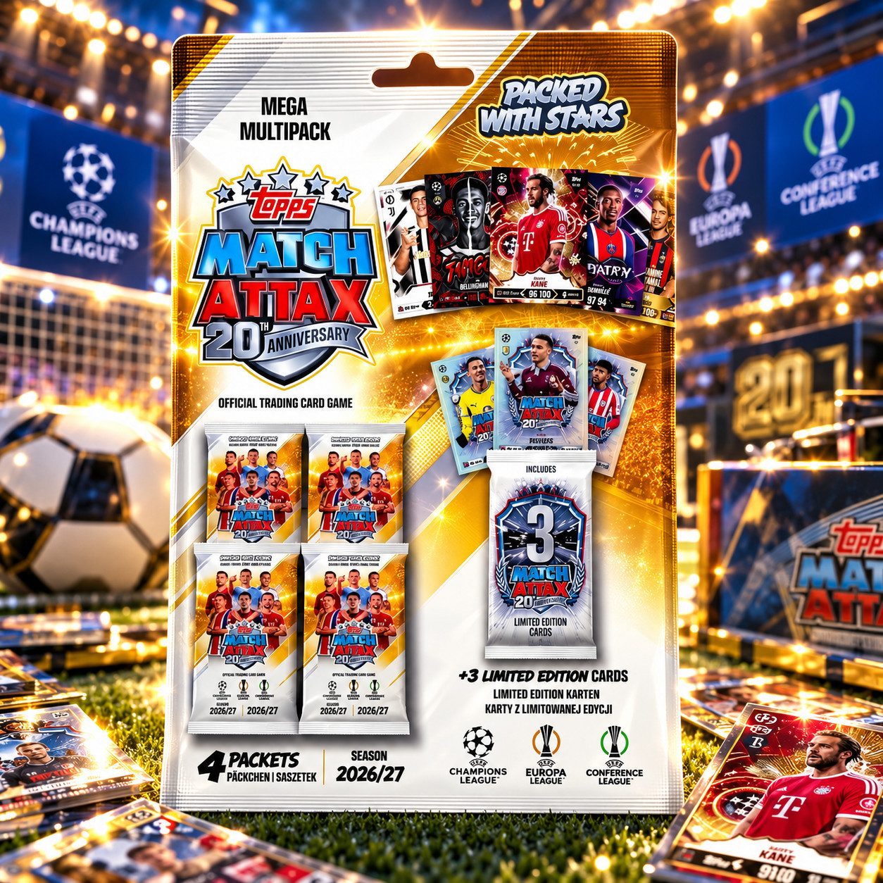 Topps Sammelkarte 2026/27 Topps Match Attax UCC Mega Multipack