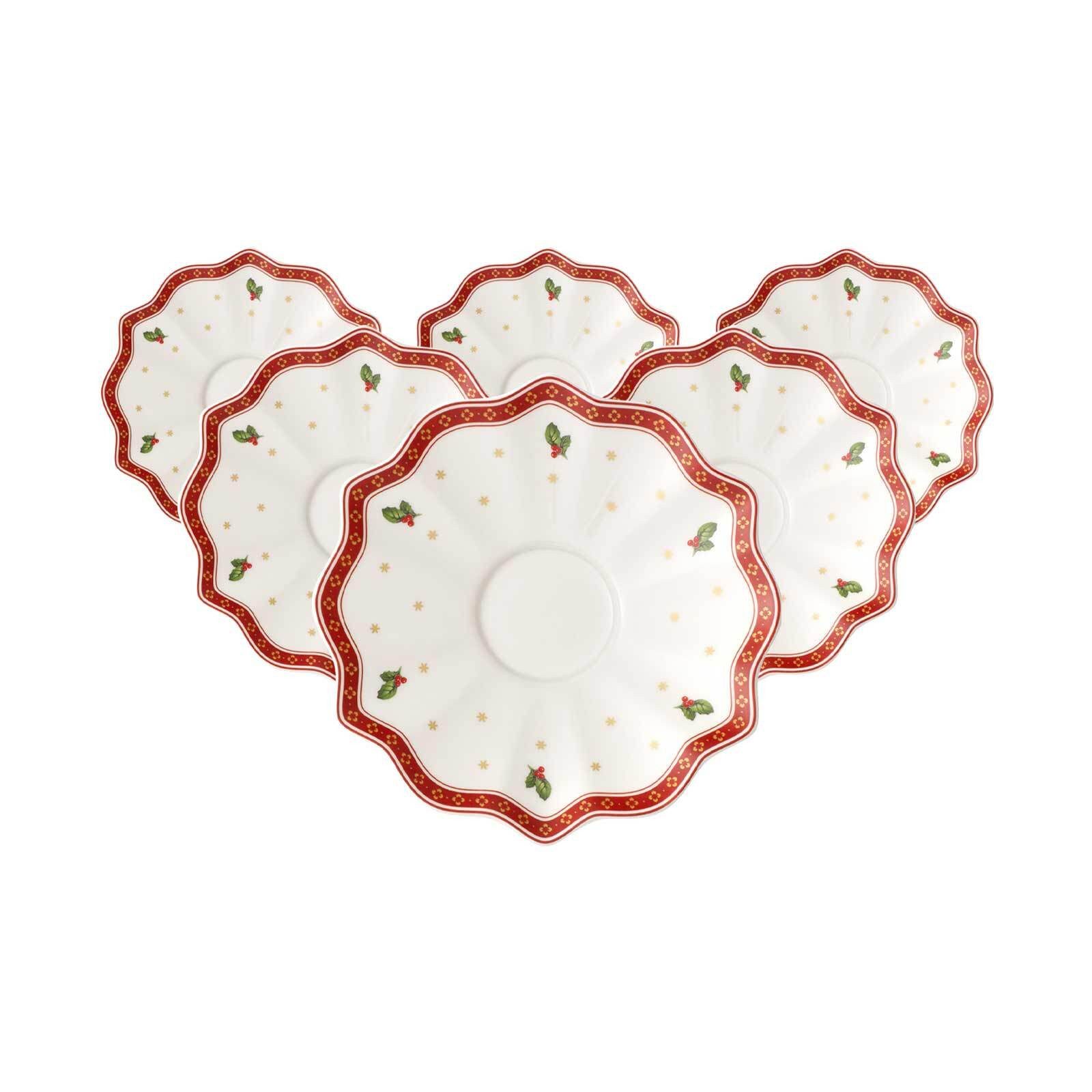 Villeroy & Boch Untertasse Toy's Delight Kaffee-/Teeuntertassen ø 17,5 cm, (6 St)