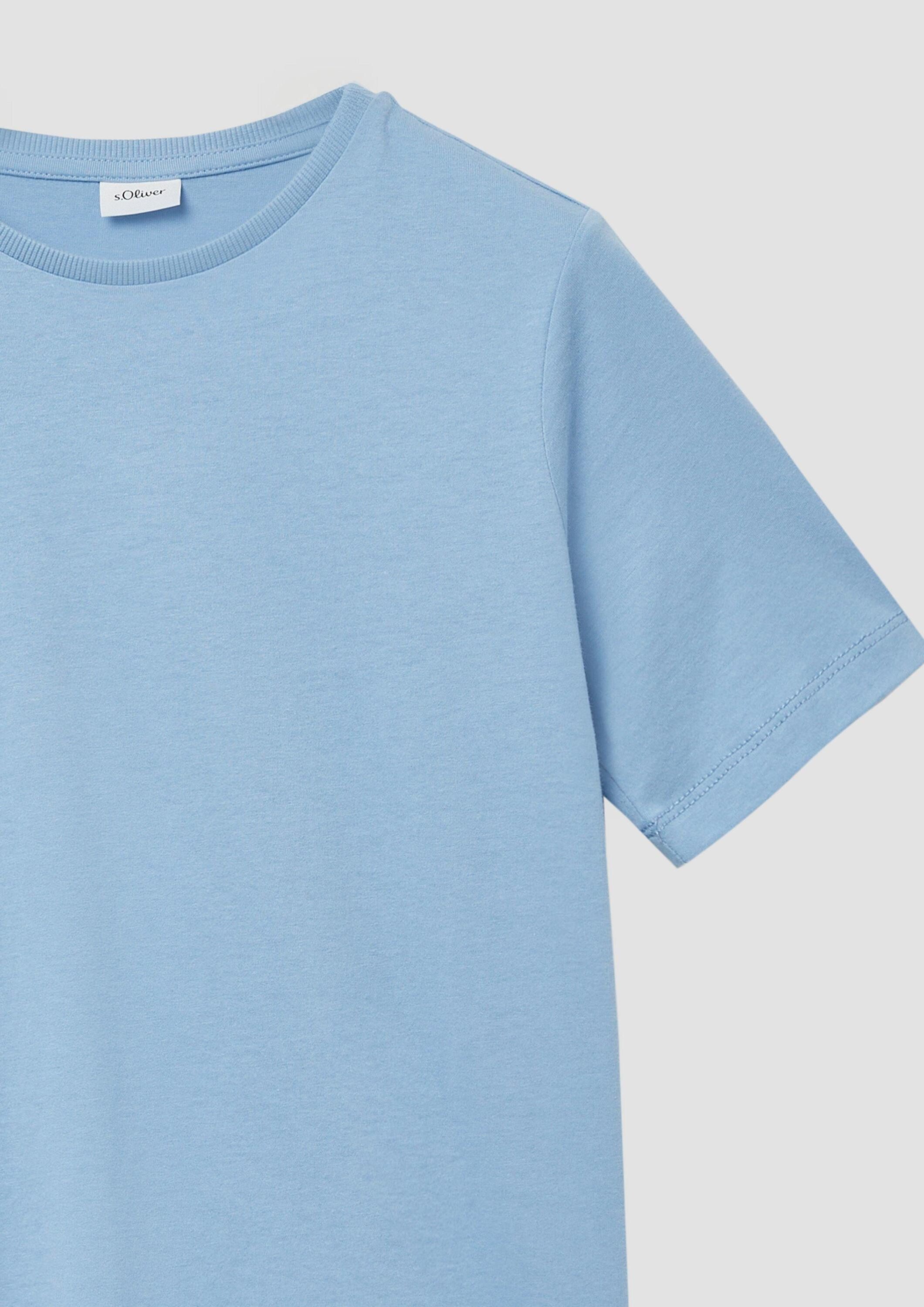 s.Oliver Kurzarmshirt T-Shirt T-Shirt mit Rückenprint