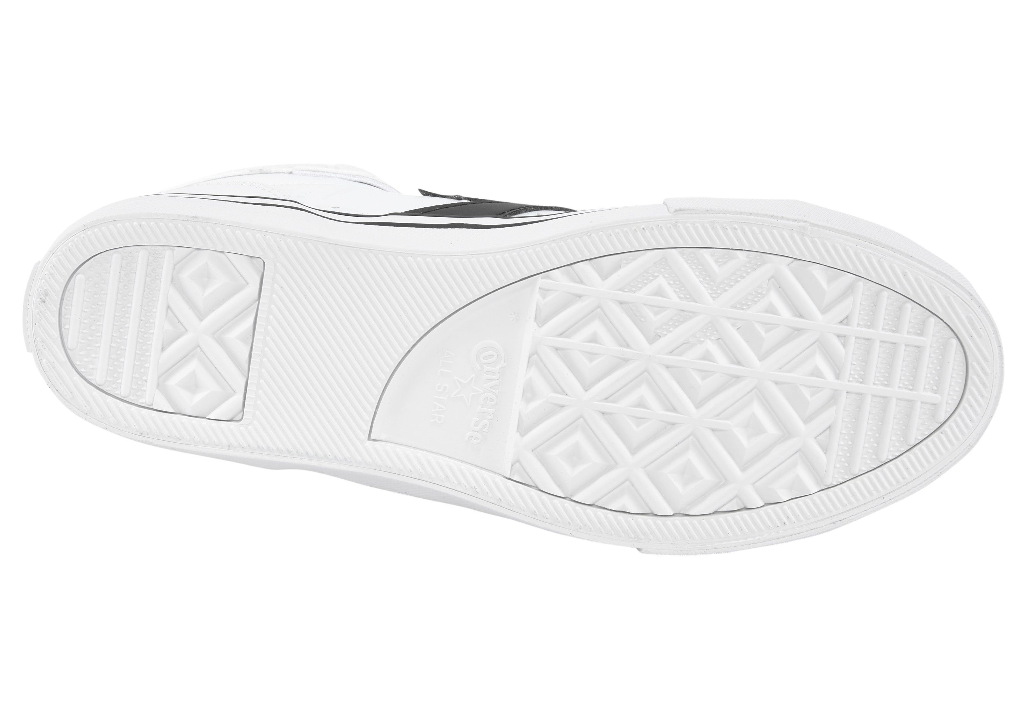 BLAZE weiß-schwarz LEATHER Converse Sneaker STRAP PRO
