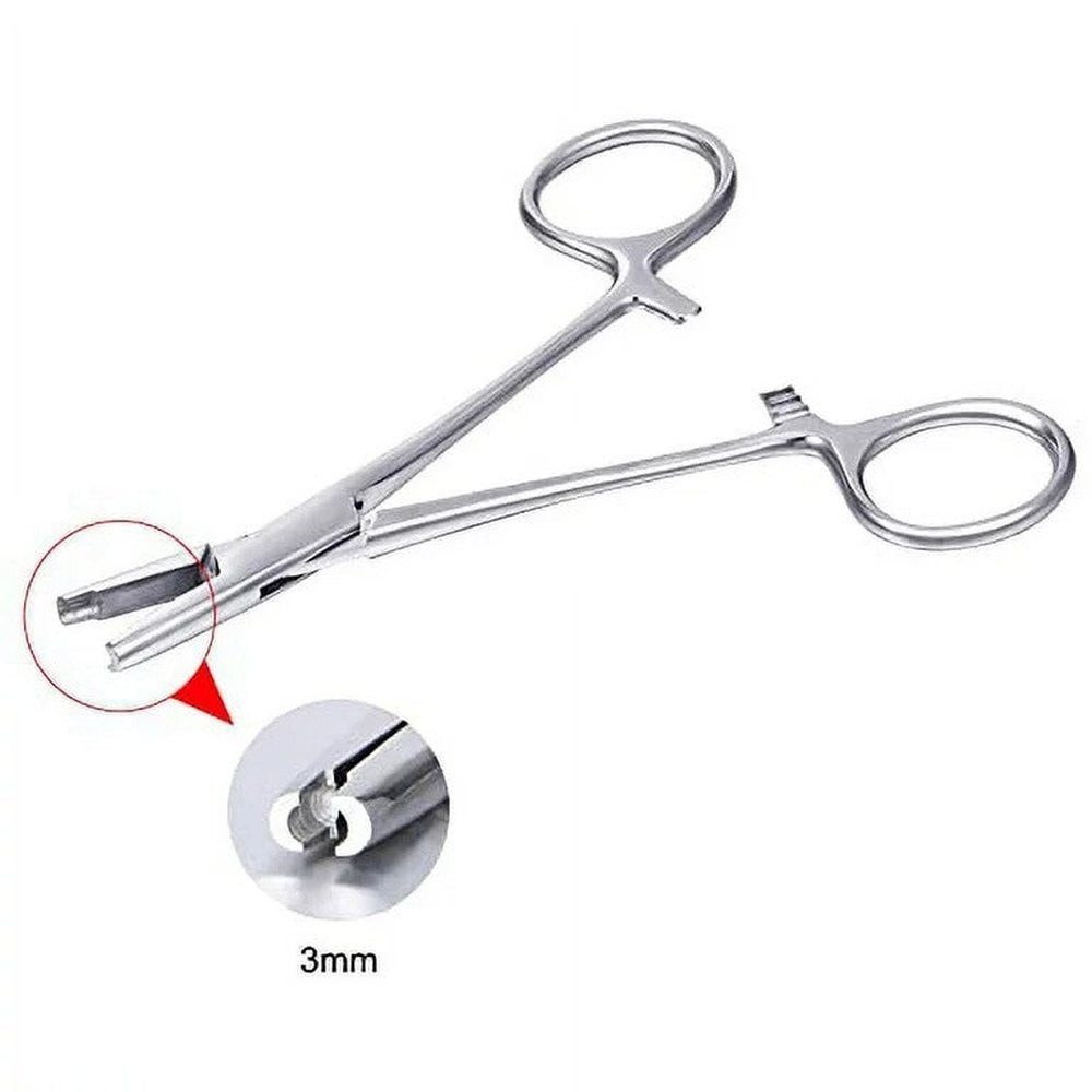 Excellent Solingen Piercing-Set Skinplatehaltezange (1-tlg)