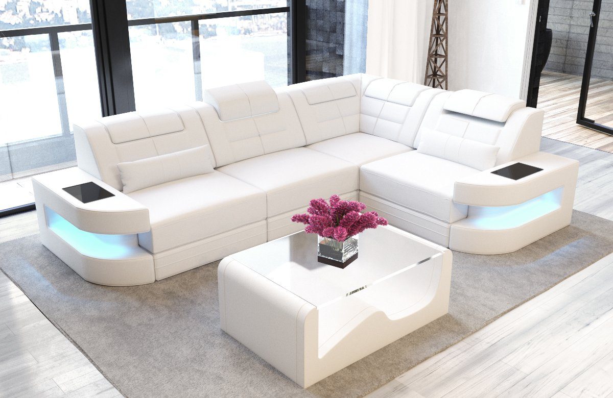 Sofa Dreams Ecksofa Leder Sofa Ledercouch günstig online kaufen