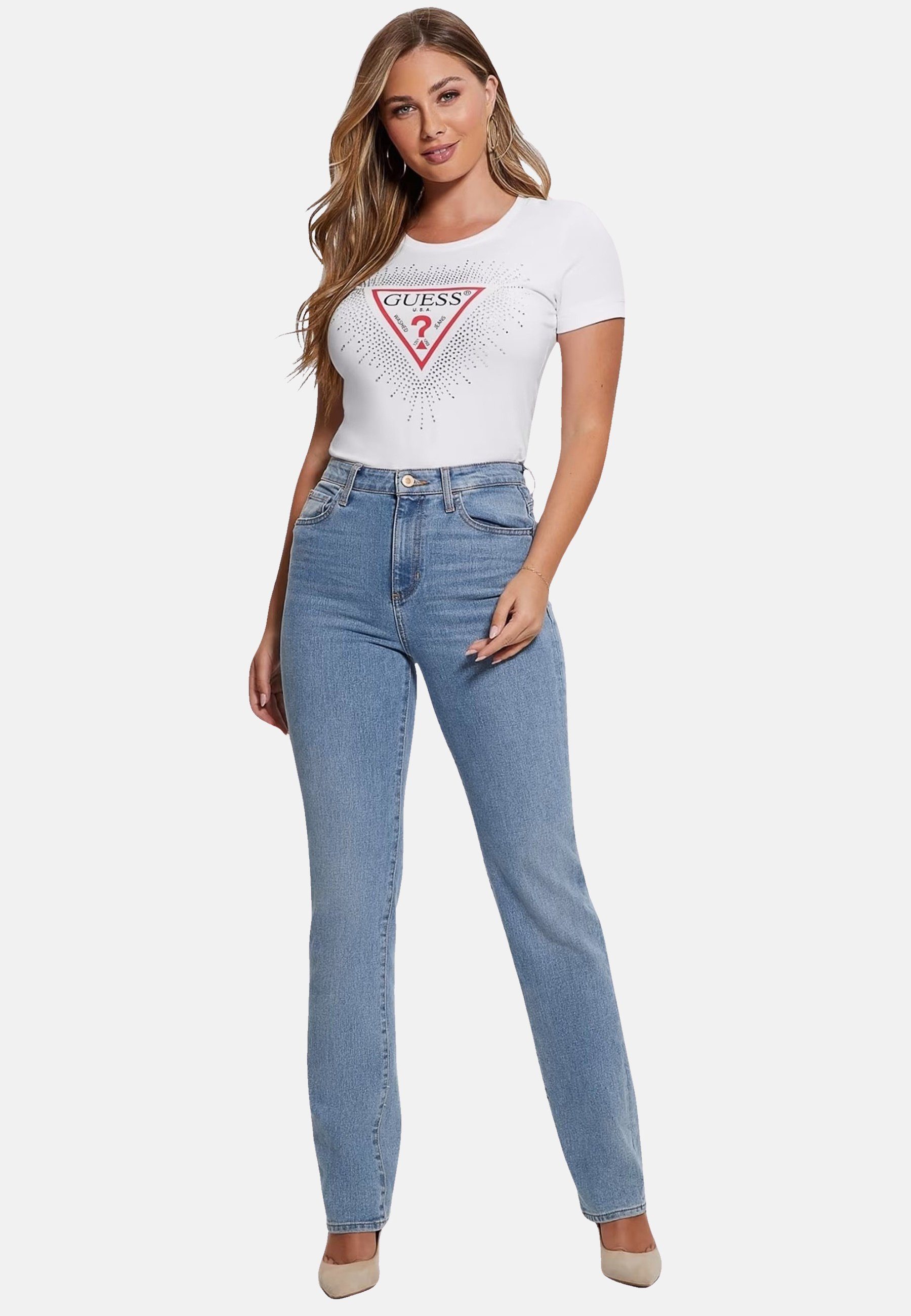 Guess T-Shirt T-Shirt SS CN Star günstig online kaufen