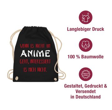 Shirtracer Turnbeutel Wenn es nicht um Anime geht interessiert es mich nicht., Anime Geschenke