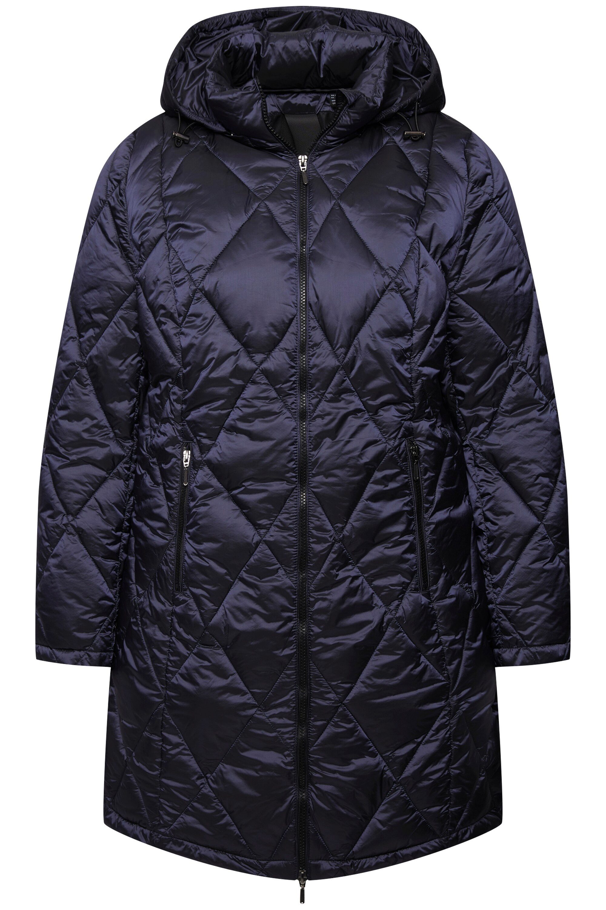 Ulla Popken Funktionsjacke HYPRAR Steppjacke Kapuze günstig online kaufen