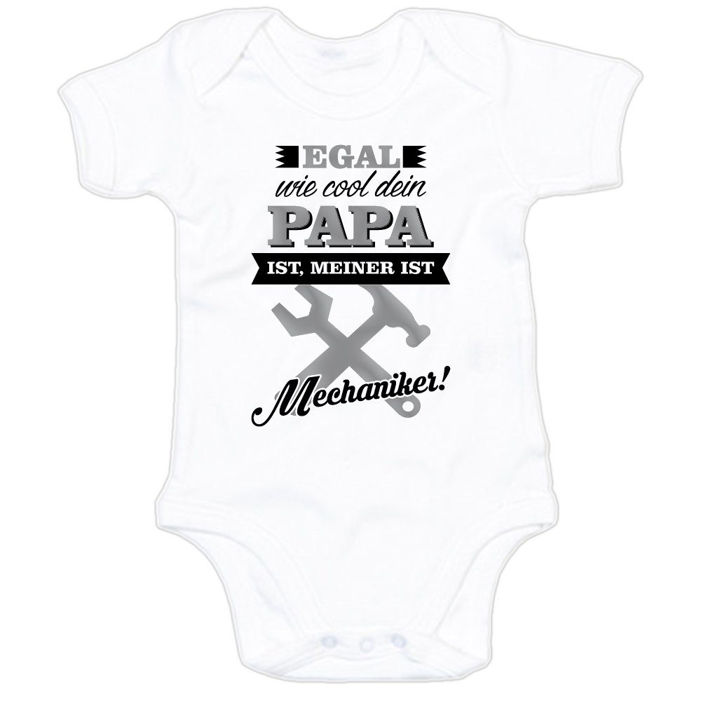 Kurzarmbody Egal wie cool dein Papa ist, meiner ist Mechaniker!