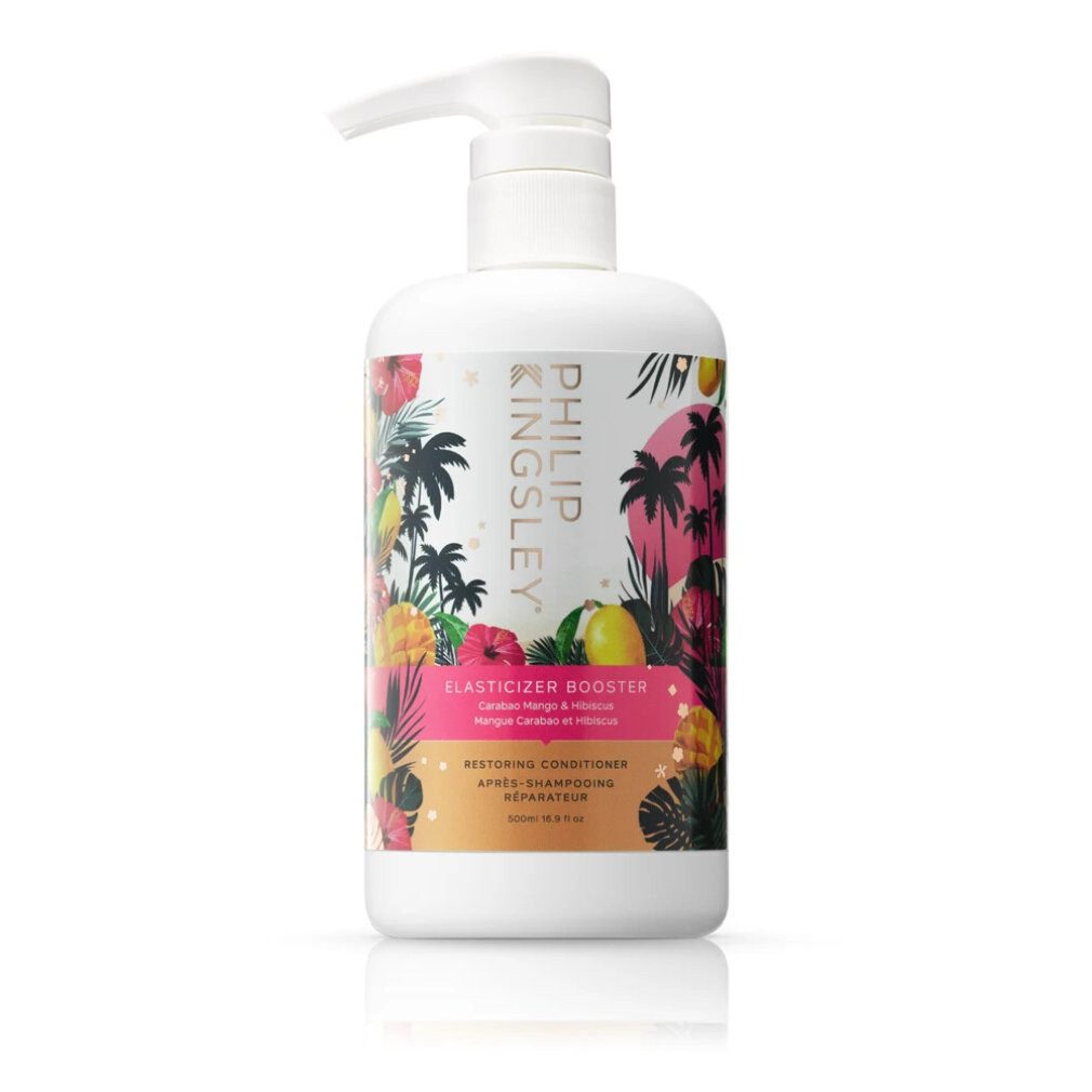 Philip Kingsley Haarshampoo, Elasticizer Booster, Mango & Hibiscus, Haarspülung, regenerierend