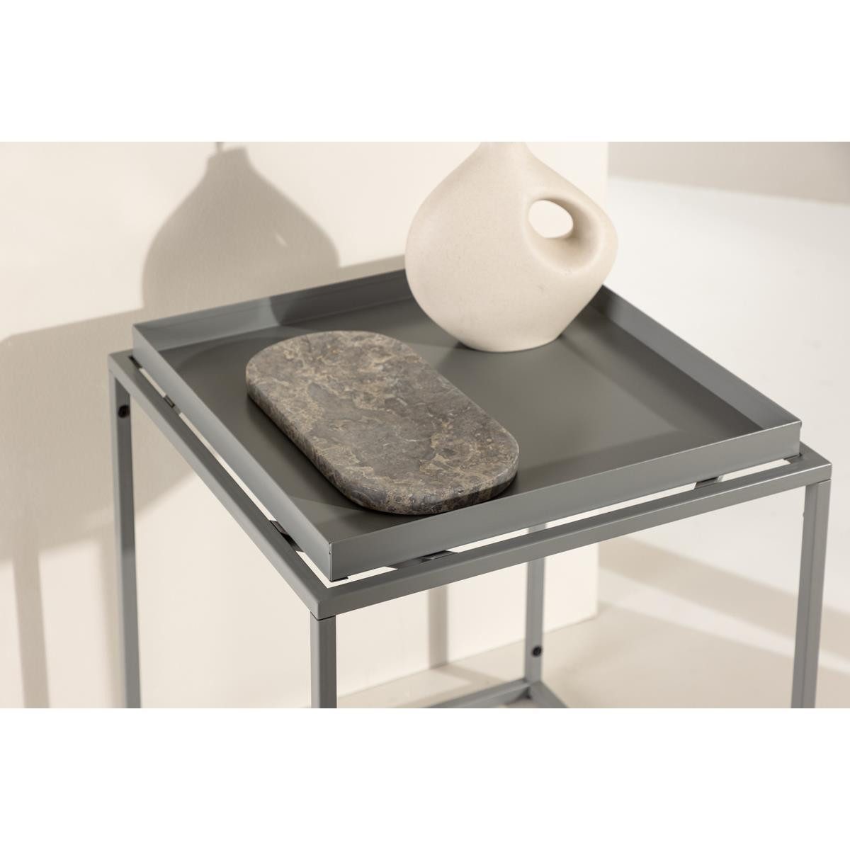 BOURGH Beistelltisch PORTO Beistelltisch 45x45cm - Couchtisch im modernem Design (1-St)