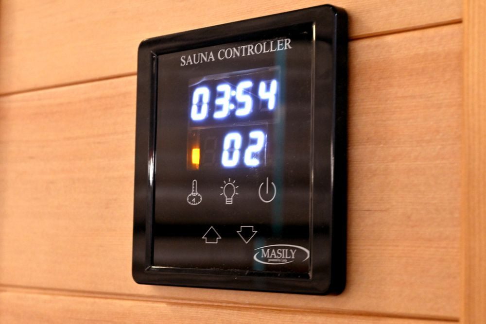 LinJa Sauna-Steuergerät Sauna Controller AT86 Digital Temperaturregler Bedienfeld Touchscreen