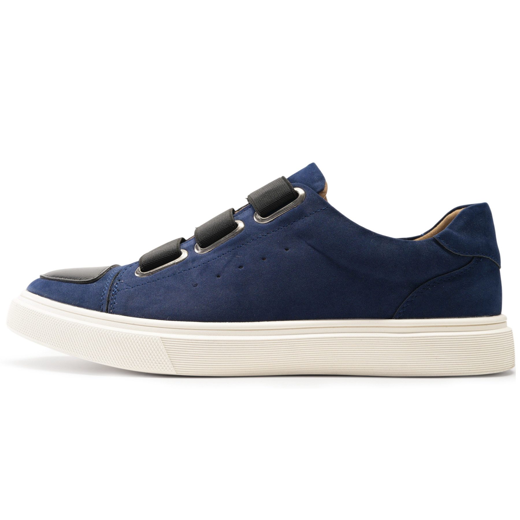 Allthemen Loafer mit Gummiband Freizeitschuh Herren Slip-on Halbschuh