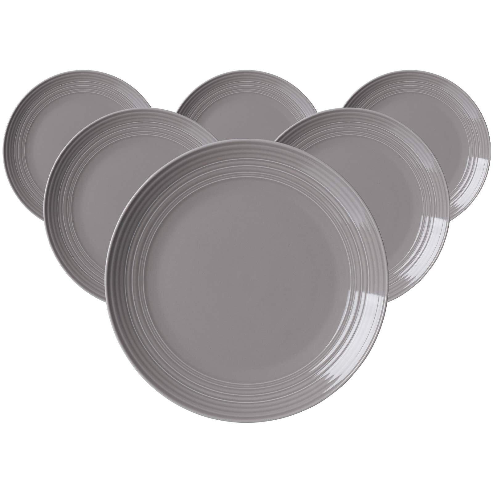 Ritzenhoff & Breker Speiseteller Levi Speiseteller ø 27 cm 6er Set, (6 St)